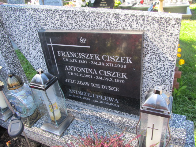 Franciszek Ciszek 1897 Ludźmierz - Grobonet - Wyszukiwarka osób pochowanych