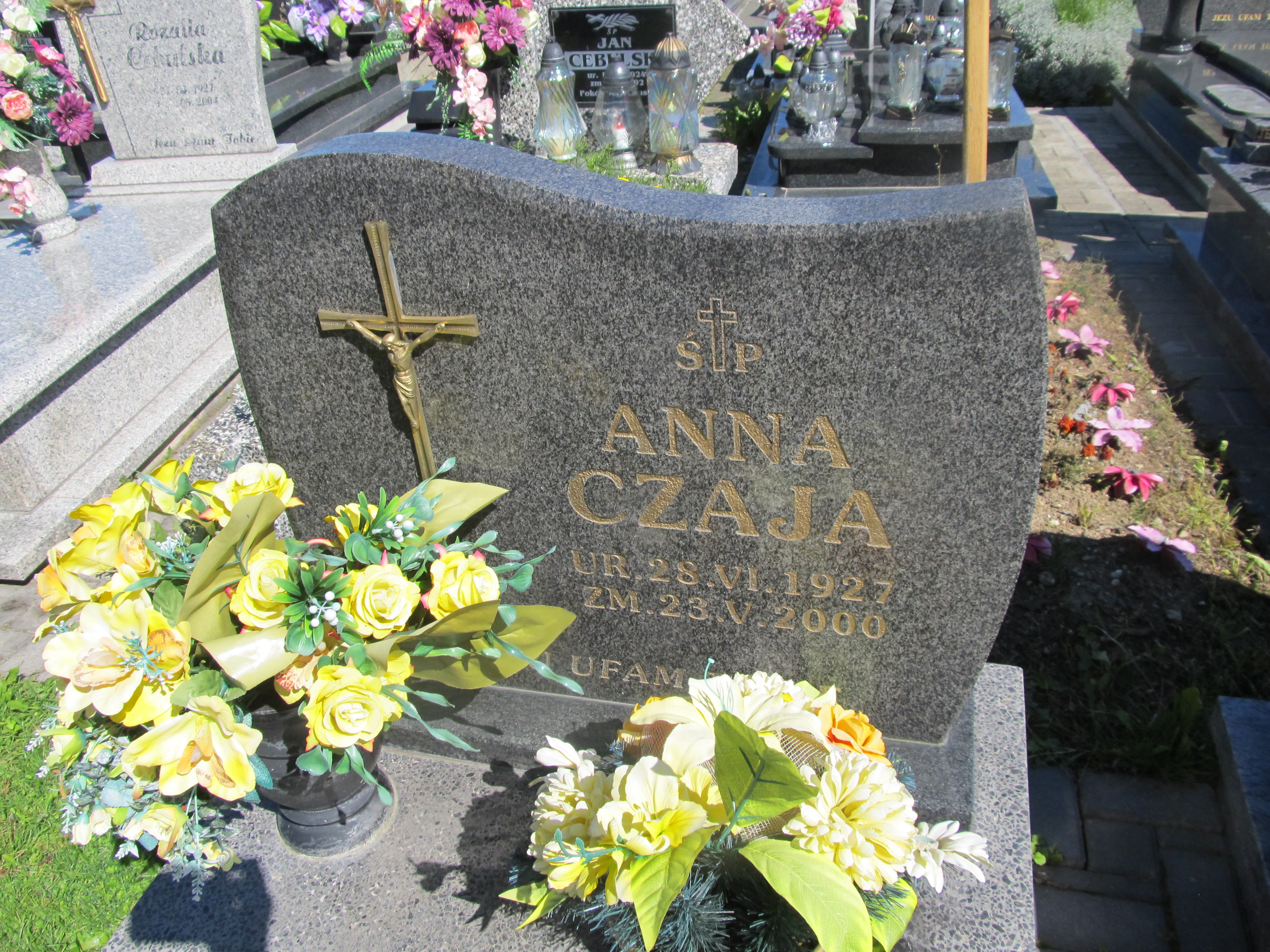 Anna Czaja 1927 Ludźmierz - Grobonet - Wyszukiwarka osób pochowanych